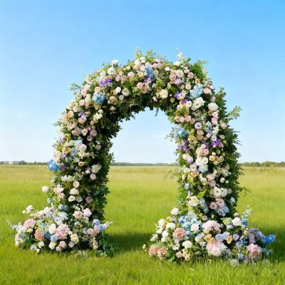 2025 New Wedding Party Background Floral Arch Decoration - Image 3