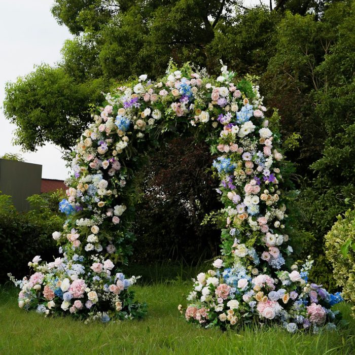 2025 New Wedding Party Background Floral Arch Decoration - Image 3