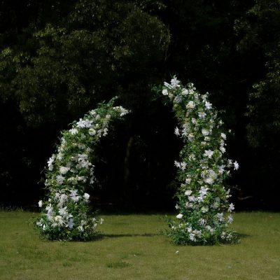 flower arch:2025 New Wedding Party Background Floral Arch Decoration
