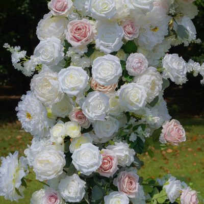 2025 New Wedding Party Background Floral Arch Decoration include Framet - Image 2