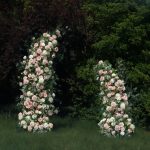 2025 New Wedding Party Background Floral Arch Decoration