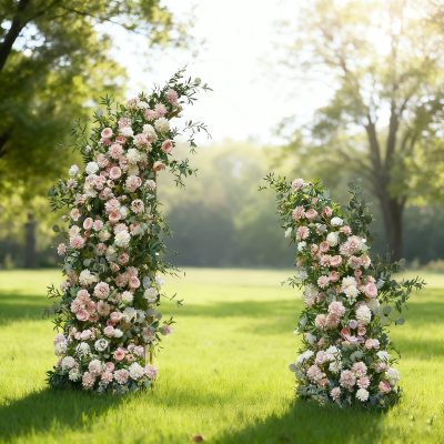 2025 New Wedding Party Background Floral Arch Decoration