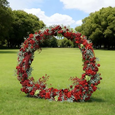 2025 New Wedding Party Background Floral Arch Decoration - Image 4