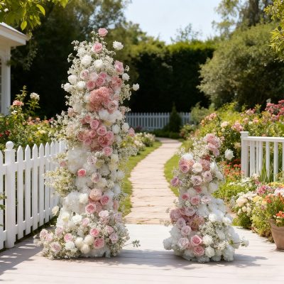 2025 New Wedding Party Background Floral Arch Decoration - Image 4