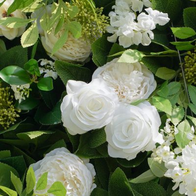 2025 New 4D  Fabric Artificial rolling up curtain flower wall - Image 4