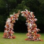 Orange£º2025 New Wedding Party Background Floral Arch Decoration -R913 - Image 3