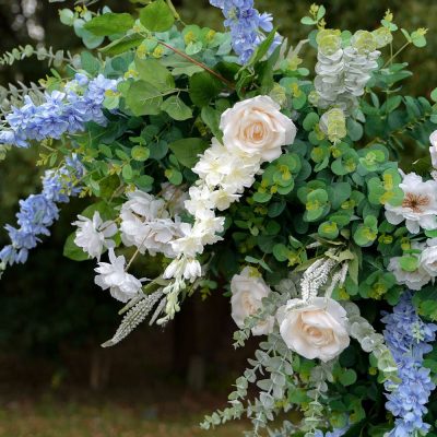 Wedding Party Background Floral Arch Decoration - Image 5