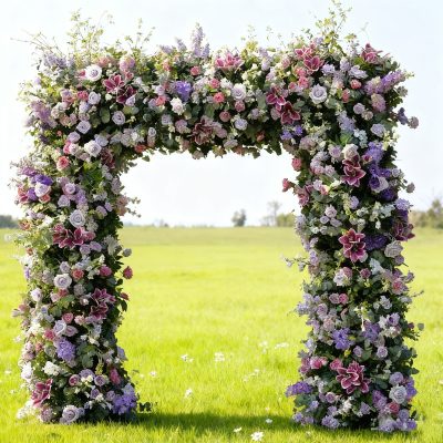 2025 New Wedding Party Background Floral Arch Decoration