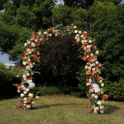 2025 New Wedding Party Background Floral Arch Decoration - Image 3