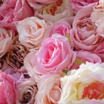 Barbie£º5D Fabric Artificial rolling up curtain flower wall - Image 2