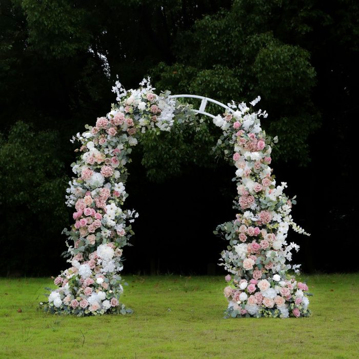 LuLu£º2025 New Wedding Party Background Floral Arch Decoration  -R907 - Image 1