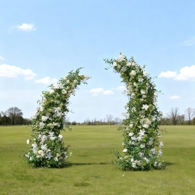 flower arch:2025 New Wedding Party Background Floral Arch Decoration - Image 4