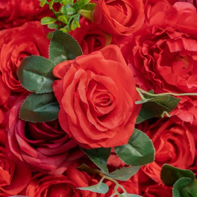 2025 New 4D Fabric Artificial rolling up curtain flower wall - Image 3