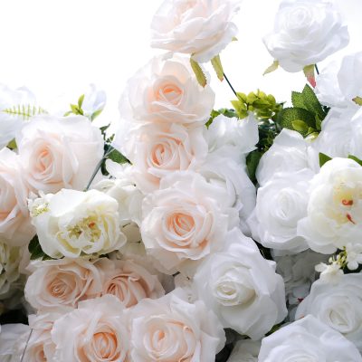 2025 New 5D Fabric Artificial rolling up curtain flower wall - Image 6