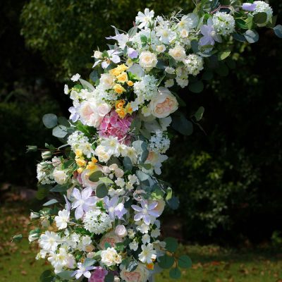 2025 New Wedding Party Background Floral Arch Decoration - Image 6