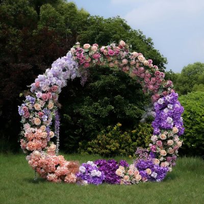 2025 New Wedding Party Background Floral Arch Decoration - Image 4