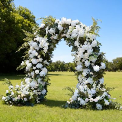 2025 New Wedding Party Background Floral Arch Decoration include Framet