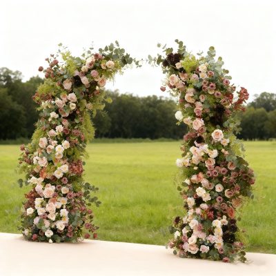 2025 New Wedding Party Background Floral Arch Decoration