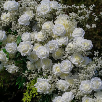 Wedding Party Background Floral Arch Decoration - Image 6