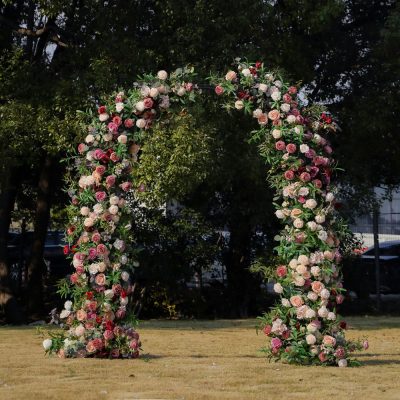 New Wedding Party Background Floral Arch Decoration