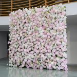 Leona£º5D Fabric Artificial rolling up curtain flower wall - Image 2