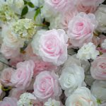 Leona£º5D Fabric Artificial rolling up curtain flower wall - Image 5