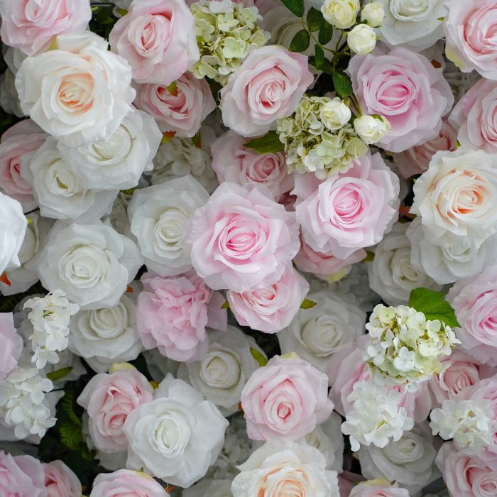 Leona£º5D Fabric Artificial rolling up curtain flower wall - Image 7