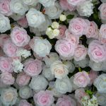 Leona£º5D Fabric Artificial rolling up curtain flower wall - Image 8