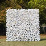 BenBen£º5D Fabric Artificial rolling up curtain flower wall