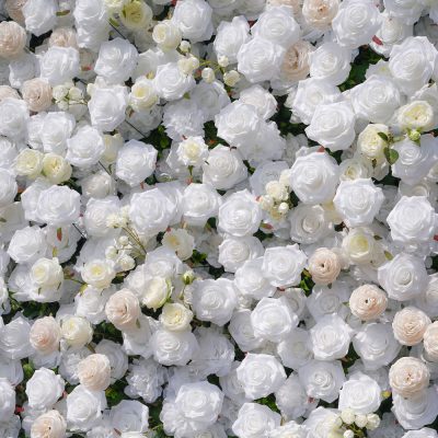 2025 New 5D Fabric Artificial rolling up curtain flower wall - Image 2