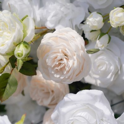 2025 New 5D Fabric Artificial rolling up curtain flower wall - Image 7