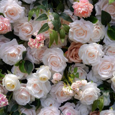 2025 New 5D Fabric Artificial rolling up curtain flower wall - Image 2