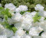 Forest£º5D Fabric Artificial rolling up curtain flower wall - Image 2