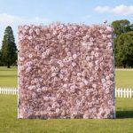 2025 New 3D Fabric Artificial rolling up curtain flower wall
