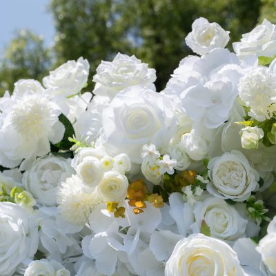 2025 New 3D Fabric Artificial rolling up curtain flower wall - Image 2