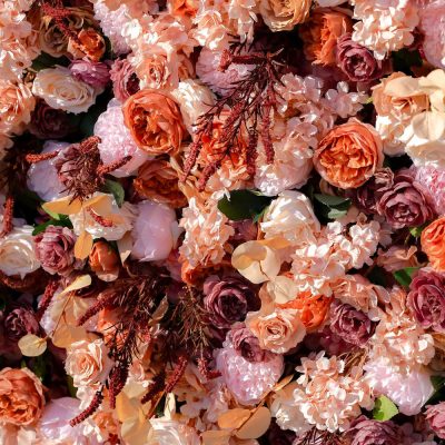 2025 New 7D Fabric Artificial rolling up curtain flower wall - Image 2