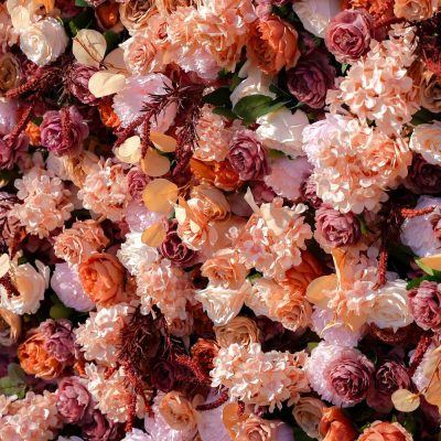 2025 New 7D Fabric Artificial rolling up curtain flower wall - Image 3