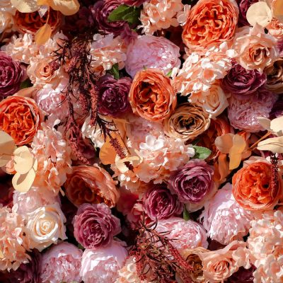 2025 New 7D Fabric Artificial rolling up curtain flower wall - Image 4