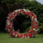 Candice£º2025 New Wedding Party Background Floral Arch Decoration