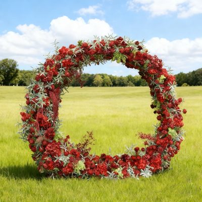 2025 New Wedding Party Background Floral Arch Decoration