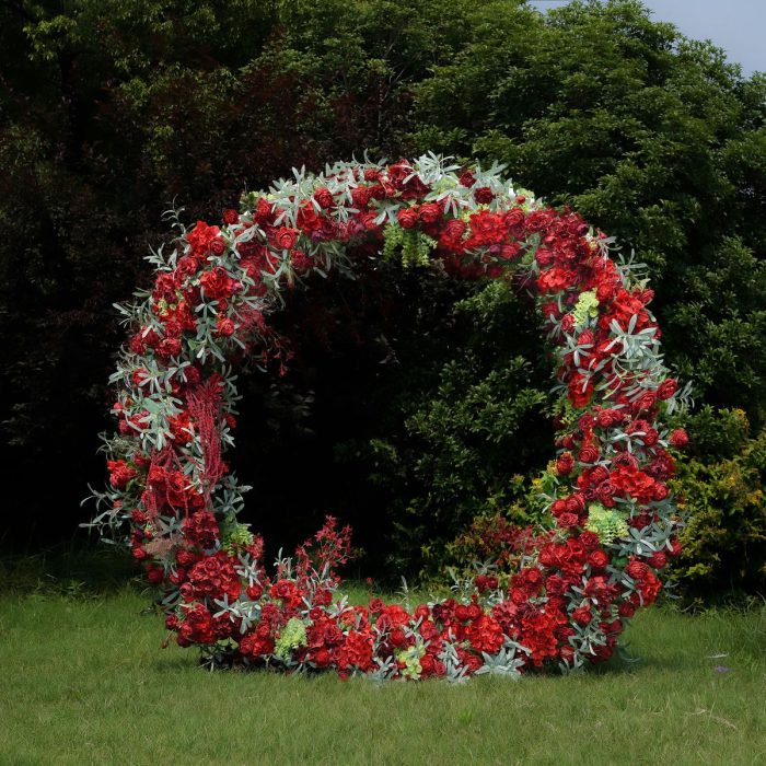 Candice£º2025 New Wedding Party Background Floral Arch Decoration - Image 1