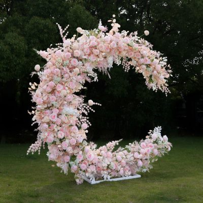2025 New Wedding Party Background Floral Arch Decoration - Image 3