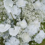 Maria:2025 New Wedding Party Background Floral Arch Decoration  -R891 - Image 5