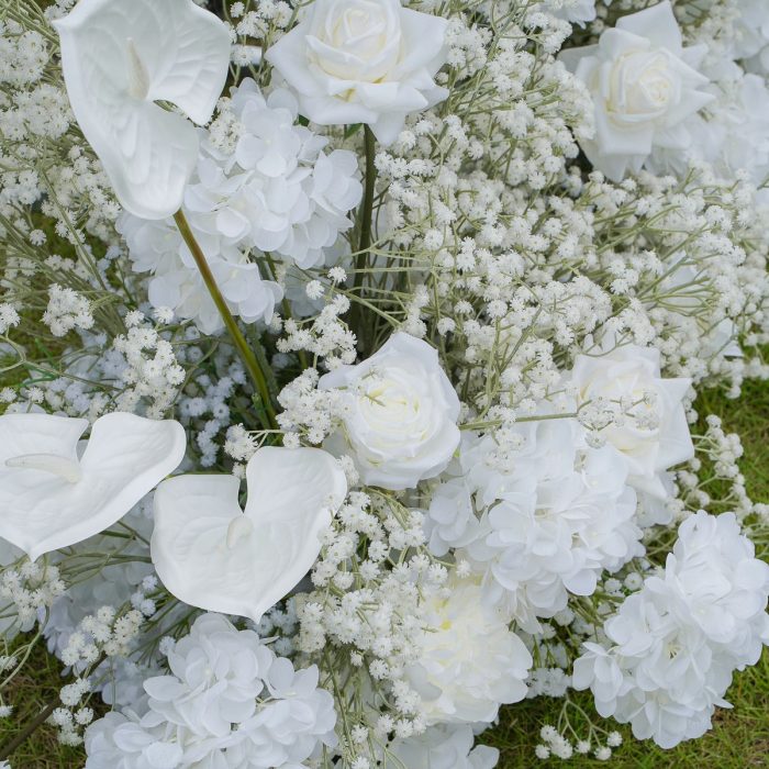 Maria:2025 New Wedding Party Background Floral Arch Decoration  -R891 - Image 5