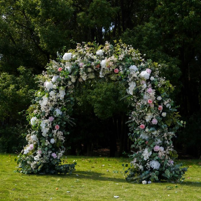 Jean£ºWedding Party Background Floral Arch Decoration - Image 4