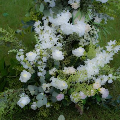 2025 New Wedding Party Background Floral Arch Decoration include Framet - Image 2