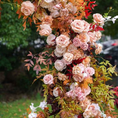 2025 New Wedding Party Background Floral Arch Decoration - Image 6