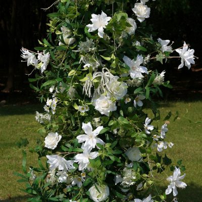 flower arch:2025 New Wedding Party Background Floral Arch Decoration - Image 5