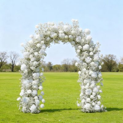 2025 New Wedding Party Background Floral Arch Decoration - Image 4