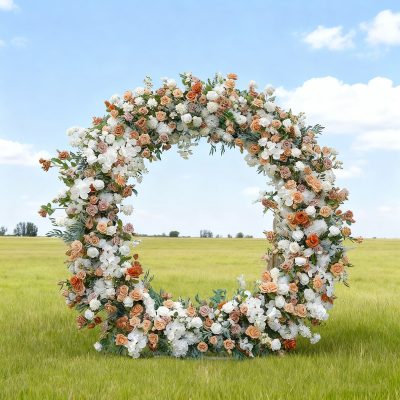2025 New Wedding Party Background Floral Arch Decoration - Image 3